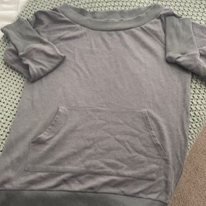 Fabletics gray sweatshirt